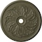 Ekena Millwork Sellek Ceiling Medallion (Fits Canopies up to 9"), Hand-Painted Painted Turtle, 42 1/8"OD x 1 7/8"P CM42SKPTF - alternate 1